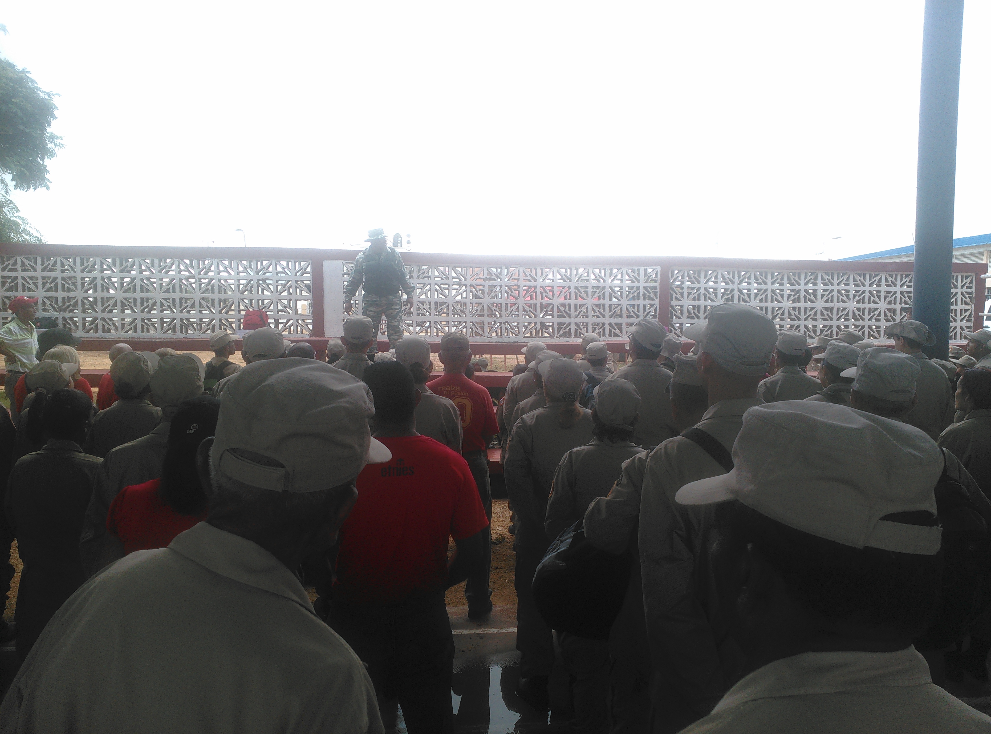Trabajadores de VIT en la vanguardia durante Ejercicio Zamora 200