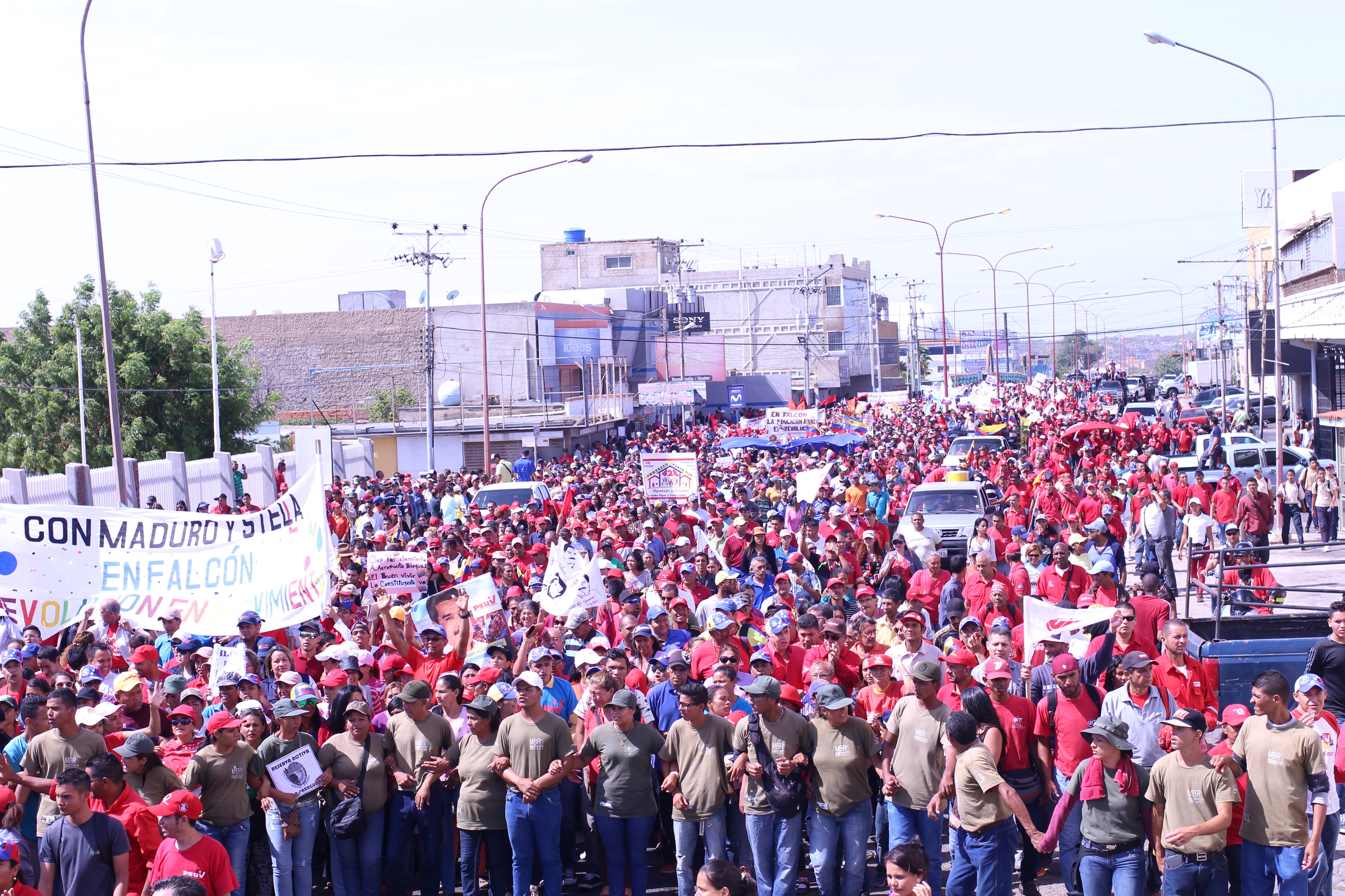 VIT marcha en Falcón por la Constituyente y la paz