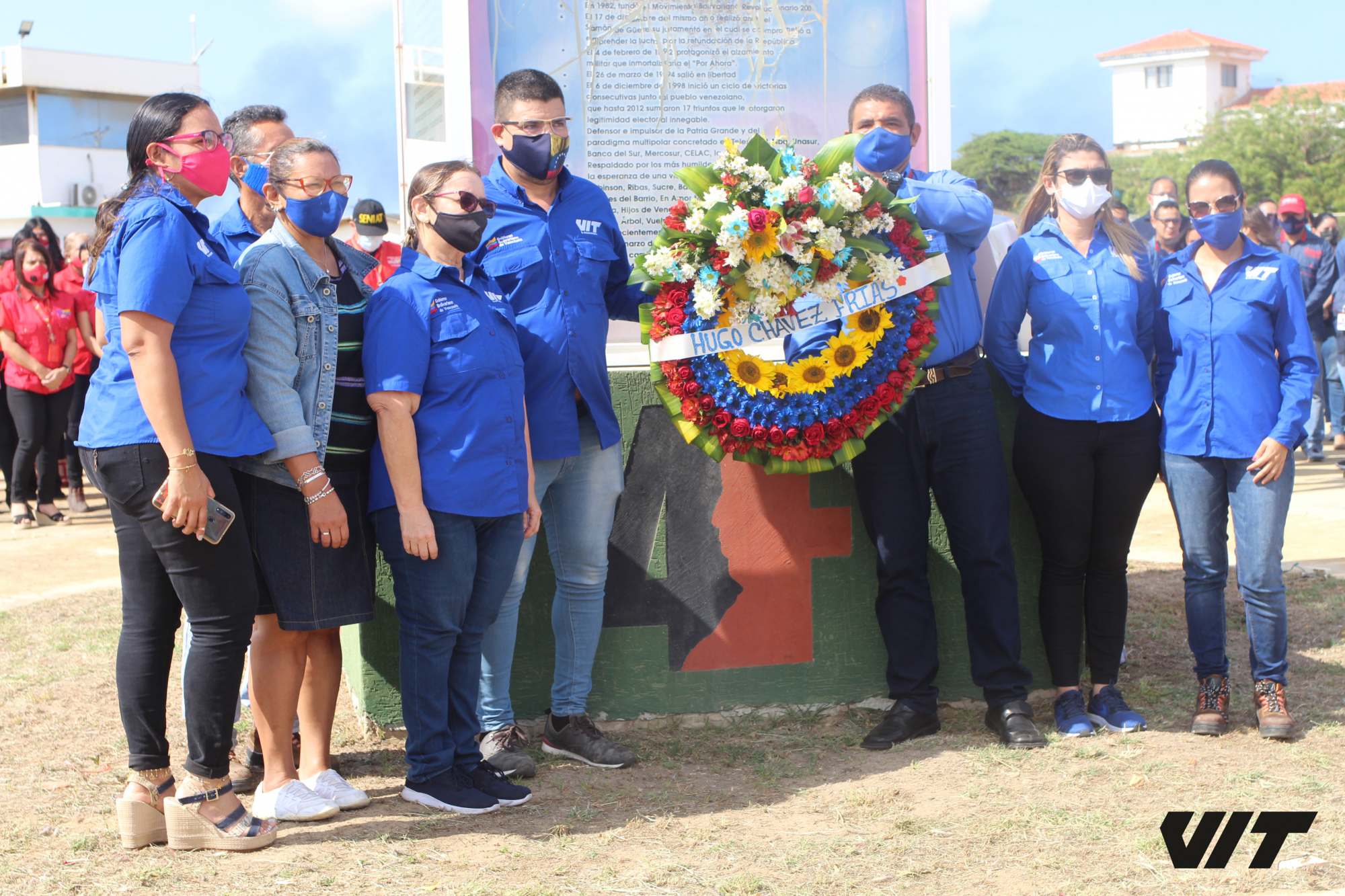 Clase Obrera trabajadora de VIT participó en homenaje al Comandante Chávez